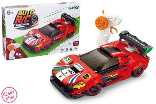 Bausatz rotes auto mit - bausatz,