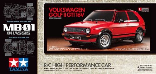 Tamiya golf gti 16v rc - tamiya, vw